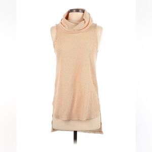 Sleeveless Cowl Neck Sweater - Cream